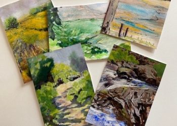 Some of the artworks created for last year's Arts4Wokingahm postcard exhibition Picture: Arts4Wokingham