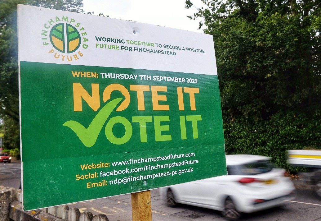 Vote for the future of Finchampstead.