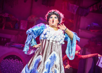 Brad Clapson in Aladdin, the 2019 South Hill Park pantomime