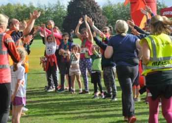 The Twyford Together Fun Run on Sunday.

A special welcome for the last runner to finish in the Twyford Together Charity 5K.