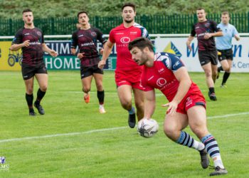 Zach Clow touches down for Rams' first try