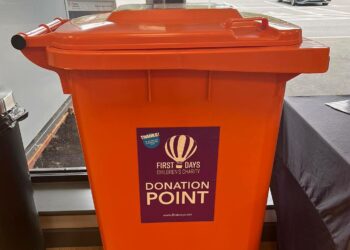 The donation bin can be found at the reception of the Ryeish Green Sports Hub. Picture: Ryeish Green Sports Hub