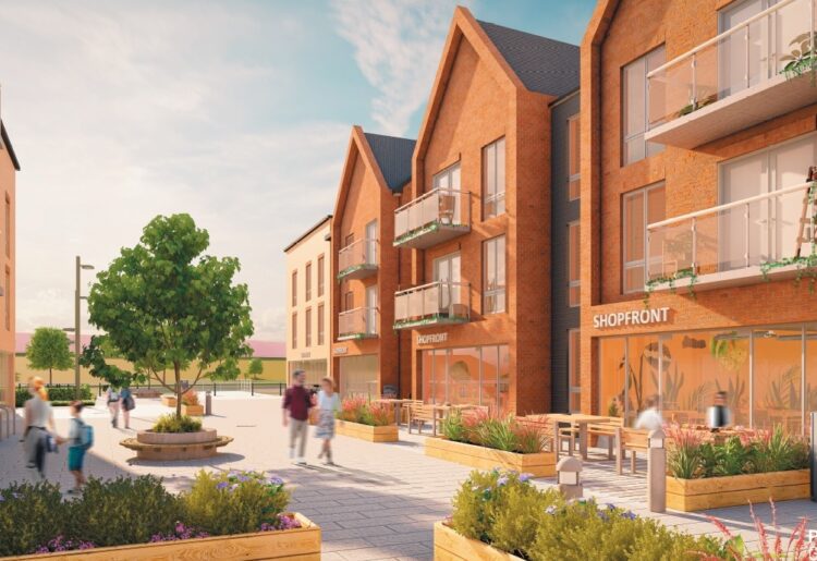 COMING SOON: Crest Nicholson's proposals for a long-awaited district centre in Arborfield Picture: Crest Nicholson