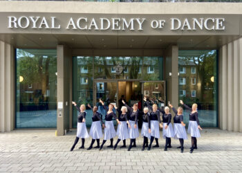 The Silver Swans performed at The Royal Academy of Dance this month. Picture: Sonia Brown Silver Swans