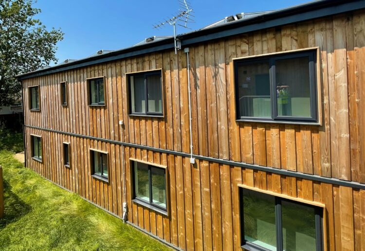The temporary accommodation site for homeless families in Wokingham.