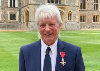 Manchester United legend Willie Morgan picked up his MBE for services to charity at Windsor Castle on Wednesday, October 11. Picture: Kay Morgan