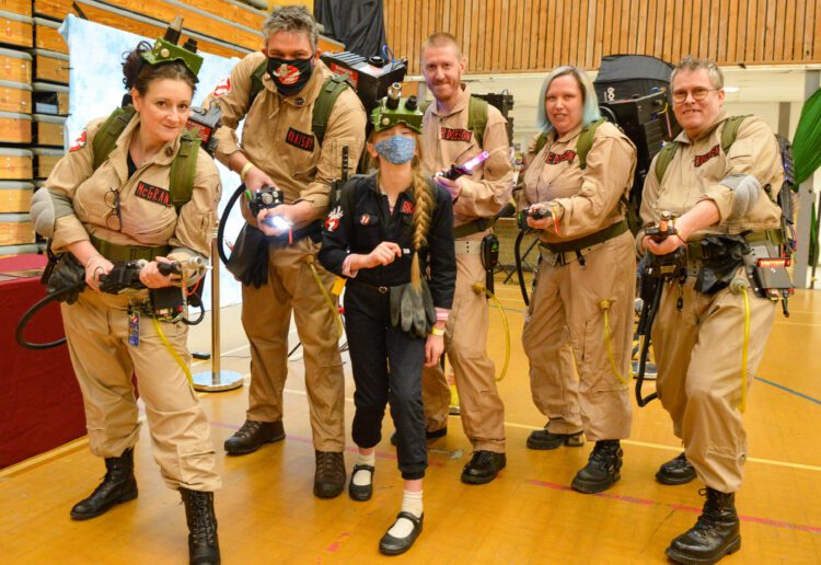 The 2021 Comic Con at Rivermead saw cos-players dress up as Ghostbusters Picture: Steve Smyth