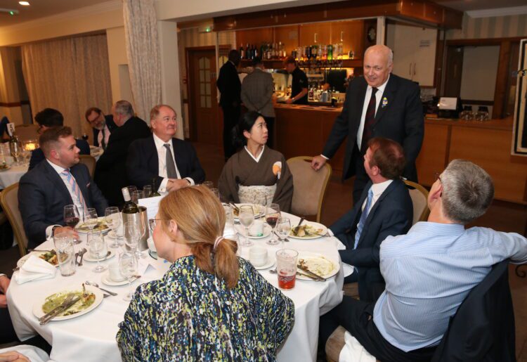 Iain Duncan Smith visited Finchampstead to speak to Conservatives