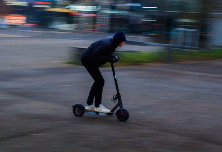 E-scooters can only be used on private land with ther permission of the land owner. Picture:Michel Grolet on Unsplash