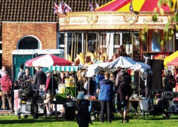 Filmin in Finchampstead on Sunday. Picture by Andrew Batt.