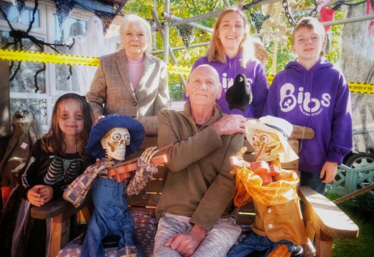 Pictured left to right are Georgie Stephens, Cllr Kay Guilder, Ronnie Goodberry, Liz Jossif and Henry Josif.