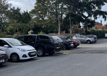 Cockpit Path car park in wokingham. Pic: Andrew Batt.