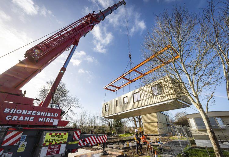 Grovelands under cnonstruction. Pic: Stewart Turkington.
