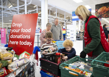 Tesco stores will be holding a three-day collection for foodbanks ahead of the festive season Picture: Tesco