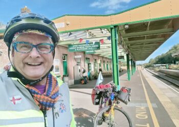 Timmy Mallett enjoys travelling round Britain on trains Picture: Timmy Mallett