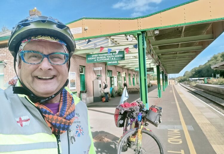 Timmy Mallett enjoys travelling round Britain on trains Picture: Timmy Mallett