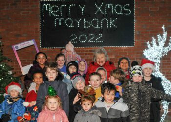 The Maybank Christmas lights proved to be a hit last year. Picture: Steve Smyth