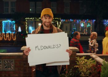 Images of a Christmas McDonald's ... its new festive advert, directed by Killing Eve's Shannon Murphy, makes its first appearance on Saturday, November 11