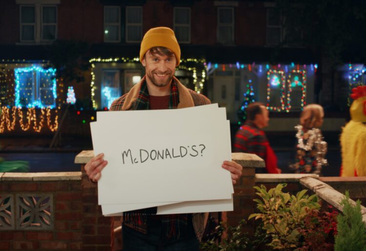 Images of a Christmas McDonald's ... its new festive advert, directed by Killing Eve's Shannon Murphy, makes its first appearance on Saturday, November 11