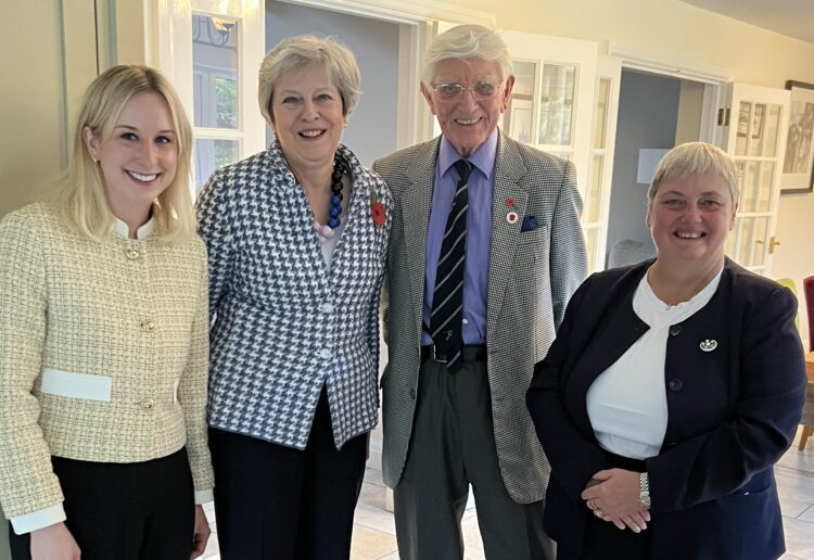 Sonning Conservatives welcomed Theresa May and Pauline Jorgensen to their recent AGM Picture: Sonning Conservatives