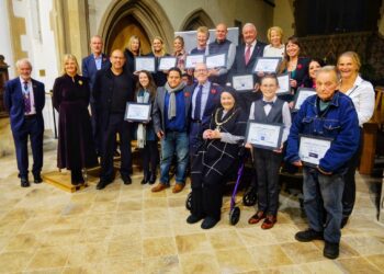 The winners of the first Wokingham Community Awards Picture: Andrew Batt