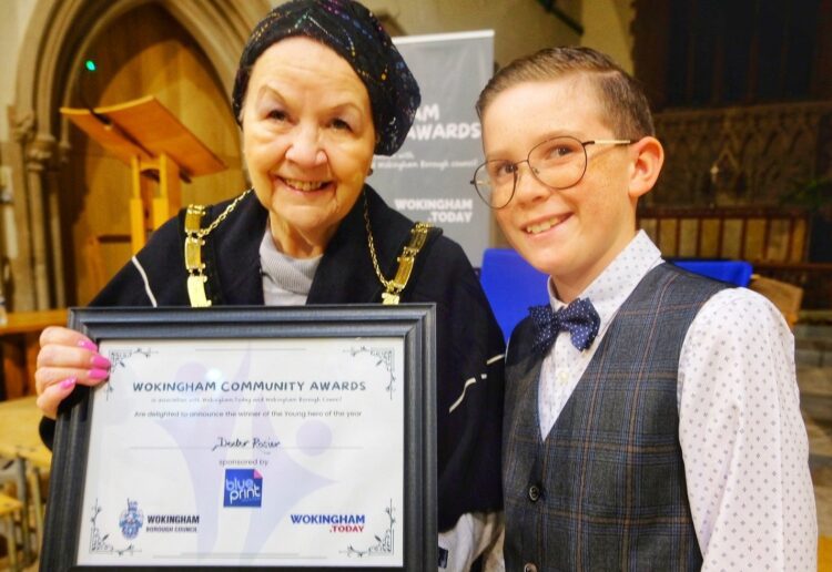 Dexter Rosier, 11, picked up the Young Hero of the Year award at the inaugural WCA. Picture: Andrew Batt