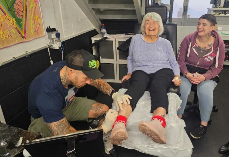 Pat Bolland got her third tattoo at Inkfusion in Wokingham.