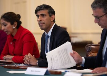 The Prime Minister Rishi Sunak with Suella Braverman, and Mark Gardener  Picture: Simon Walker / No 10 Downing Street / Wikipedia