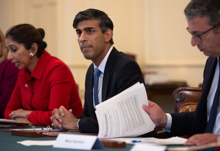 The Prime Minister Rishi Sunak with Suella Braverman, and Mark Gardener  Picture: Simon Walker / No 10 Downing Street / Wikipedia