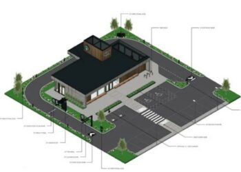 An impression of the proposed drive-thru. Pic: Wokingham Borough Council.