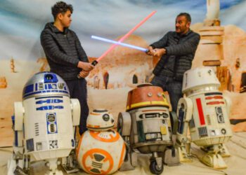 Flashback: A Star Wars scene set up at the last Reading Comic Con. The event returns at a new location - Loddon Valley Leisure Centre - this Saturday Picture: Steve Smyth