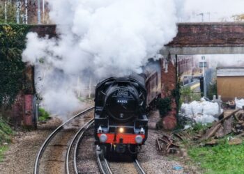 Steaming through Wokingham on the way to Cardiff. pic: Andrew Batt