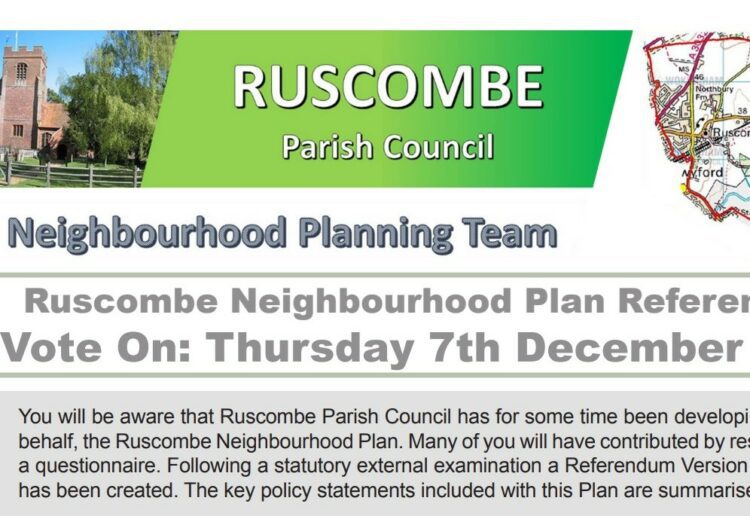 Voters in Ruscombe are set to have their say.