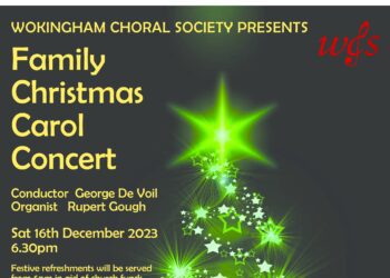 Wokingham Choral Society will be singing festive tunes for all ages