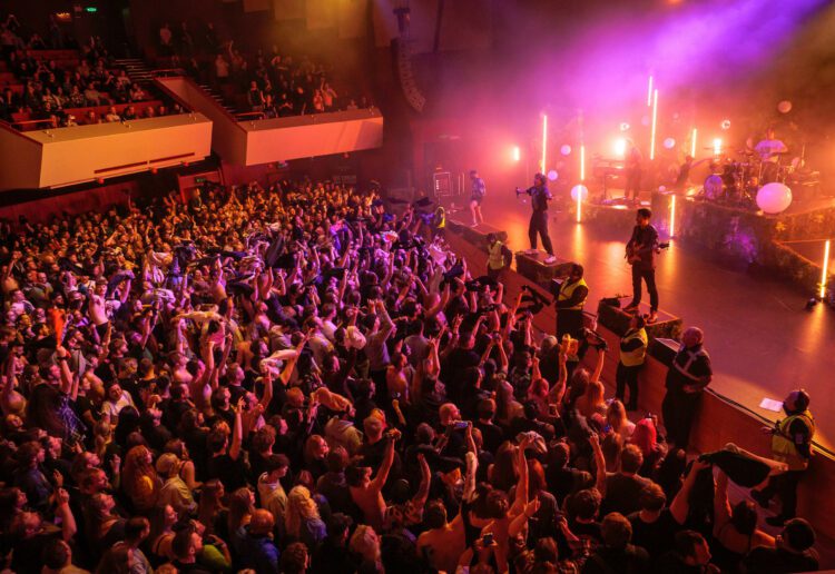 Don Broco and crowd at The Hexagon in Reading Picture: Andrew Merritt