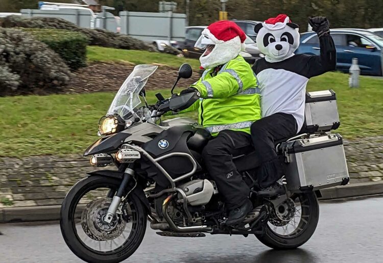 Earley Panda taking part in the Reading Toy Run Picture: Steve Prior