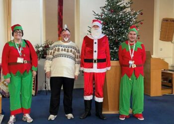 Members of CLASP at last year's Christmas jumper competition. Picture: CLASP Wokingham