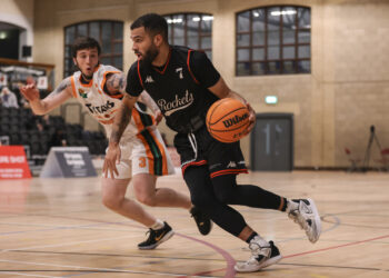 Lewis Champion of Reading Rockets. Reading Rockets VS Greenwich Titans in NBL Cup action 5th round!