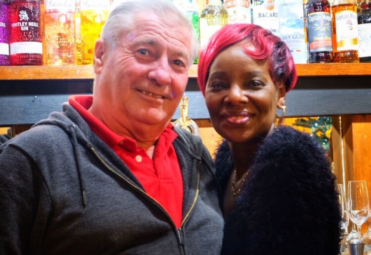 Phil and Lilly Waddington of The Bull at Barkham.