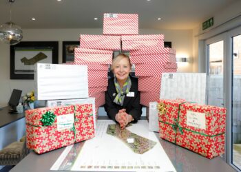David Wilson Southern Counties? Ashridge Grange development was a depot for donations to the annual Operational Christmas Child appeal