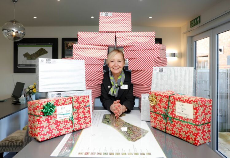 David Wilson Southern Counties? Ashridge Grange development was a depot for donations to the annual Operational Christmas Child appeal