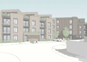 An artist's impression of the Latimer Road flats. Credit: Alistair Downie.