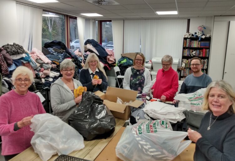 Volunteers at The Cowshed. Credit: LDRS..