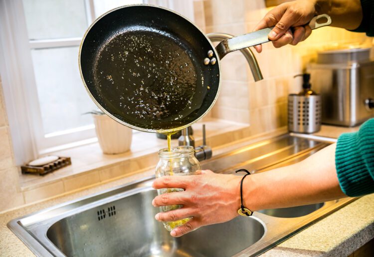 The UK?s largest water company is highlighting the perils of pouring gravy, fats, oils and greases from festive meals down the drain. Credit: Thames Water