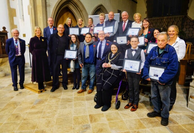 The winners of the first Wokingham Community Awards Picture: Andrew Batt
