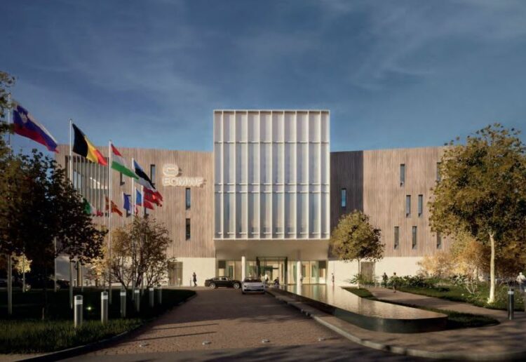 A CGI of the proposed new ECMWF headquarters at the University of Reading Whiteknights Campus Picture: BDP