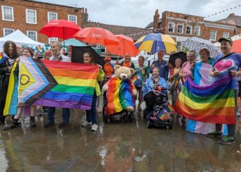 Colour us proud: Wokingham celebrated its LGBTQ+ community with Wokingham Pride on Saturday, July 8. Picture: Jake Clothier