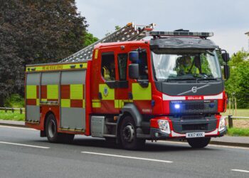 Royal Berkshire Fire and Rescue Service were called to Jennett's Park to deal with a van fire. Picture: Steve Smyth