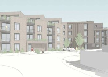 An artist's impression of the Latimer Road flats. Credit: Alistair Downie.