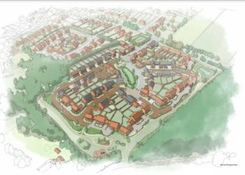 The Croudace Homes proposal for 81 homes in Swallowfield (Credit: Croudace Homes)